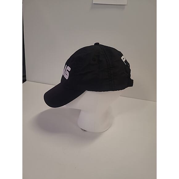 Ping Golf Hat Cap Polyester Black Embroidered Logo Adjustable Strap Lightweight - Picture 3 of 11
